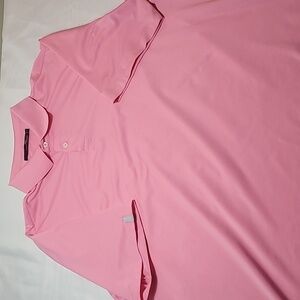 RLX Golf pink classic fit performance polo shirt size XL